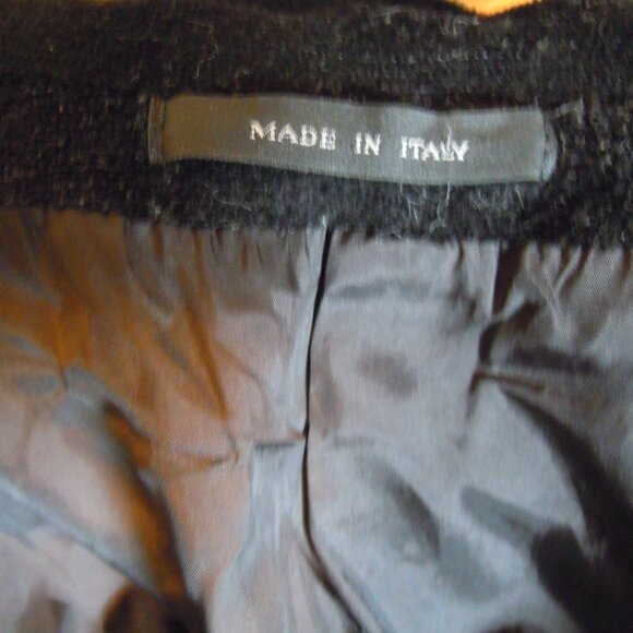 Emporio Giorgio Armani Vintage Black Blazer Jacket Hoodie Unisex Italy Sz 48 - Picture 8 of 11